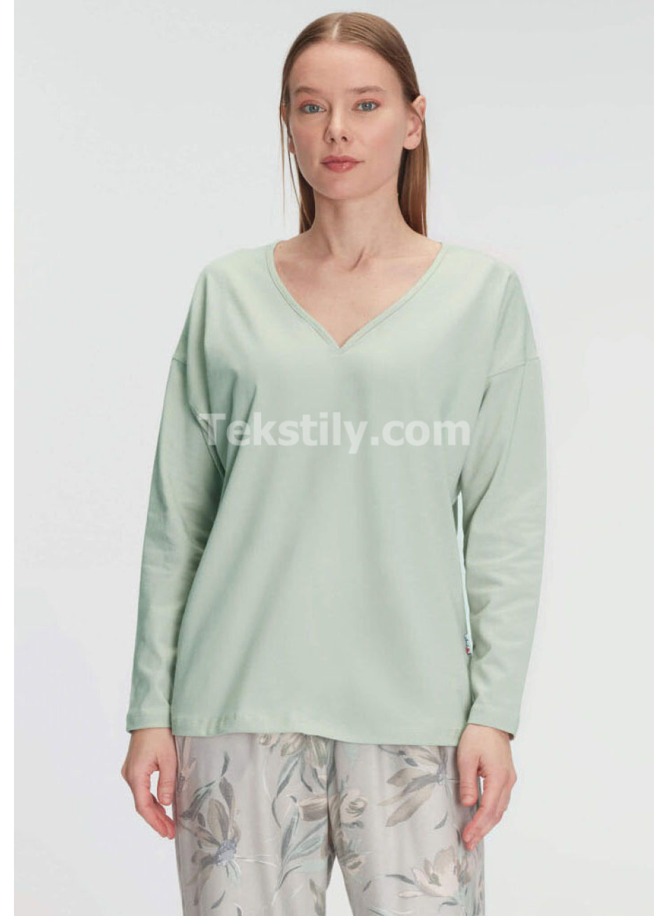 Женский домашний комплект с брюками (S-M-L-XL) ANIL 2024/25