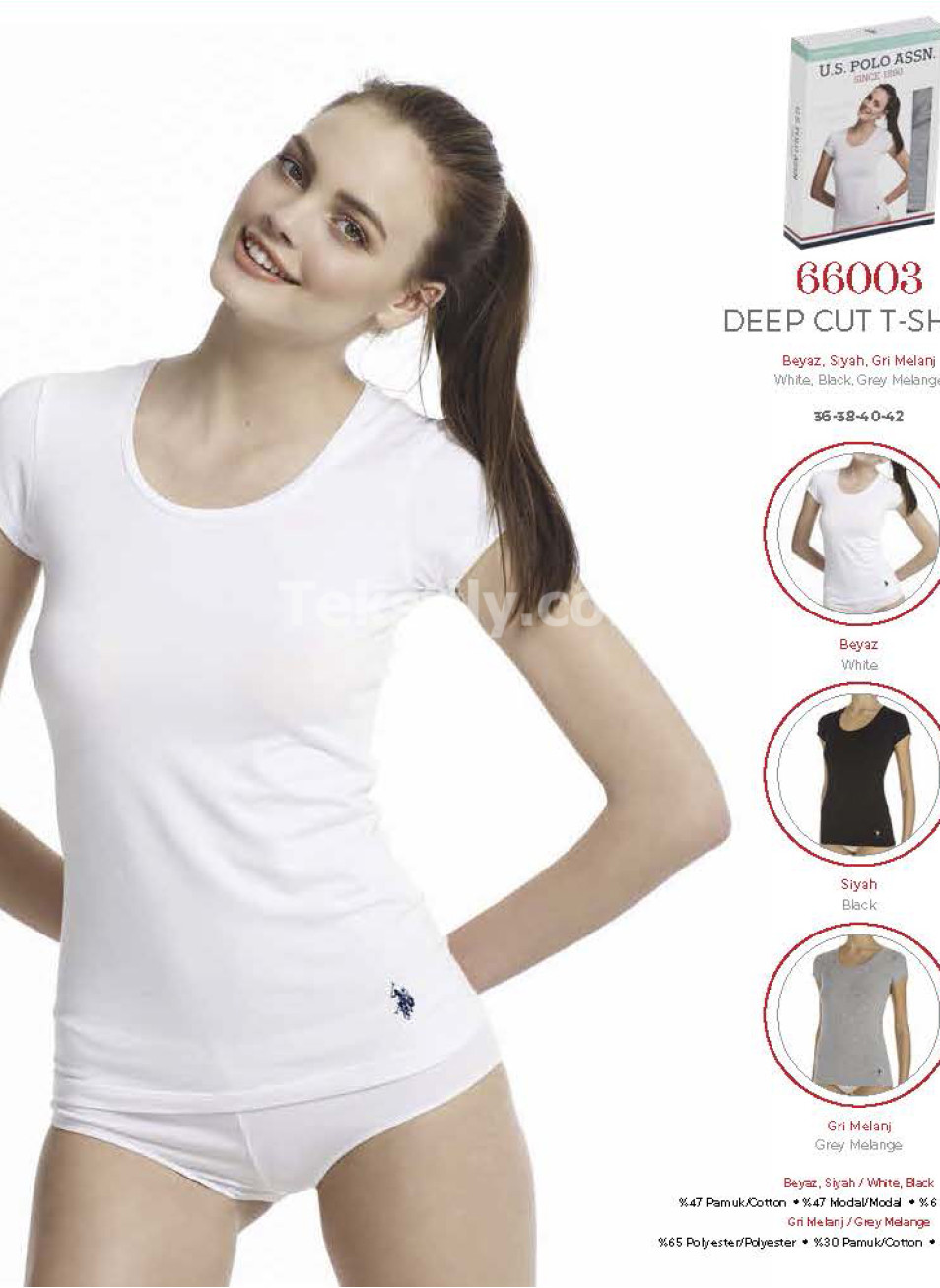 Женская майка  (36-38-40-42) U.S.POLO ASSN.