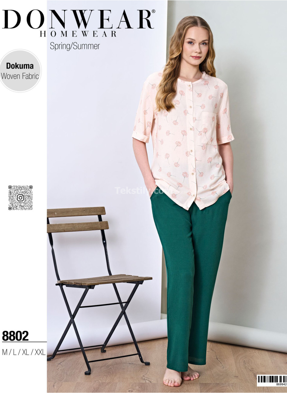 Женский Комплект с Брюками Donwear 20225 (M+L+XL+2XL)