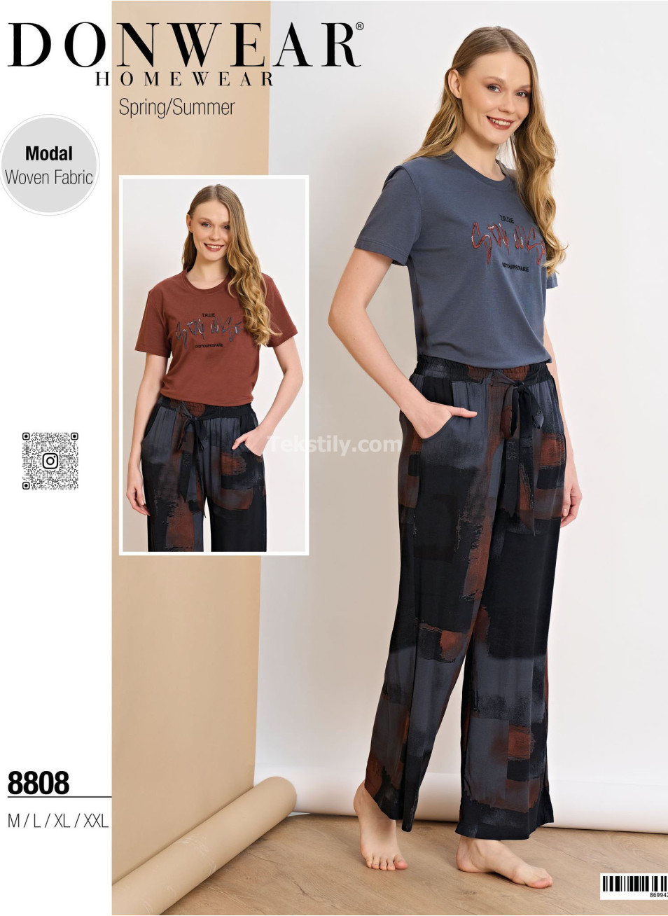 Женский Комплект с Брюками Donwear 20225 (M+L+XL+2XL)