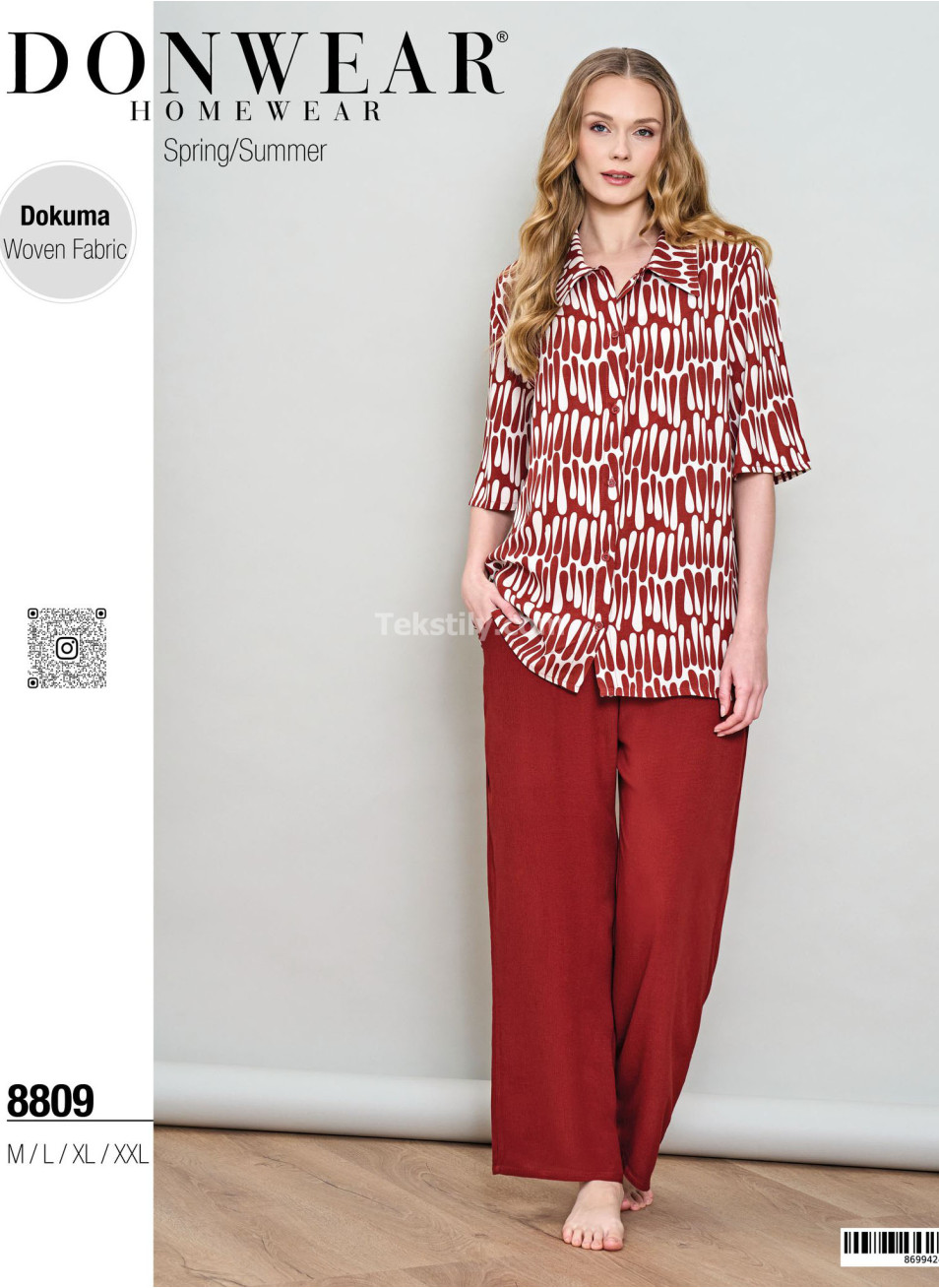 Женский Комплект с Брюками Donwear 20225 (M+L+XL+2XL)