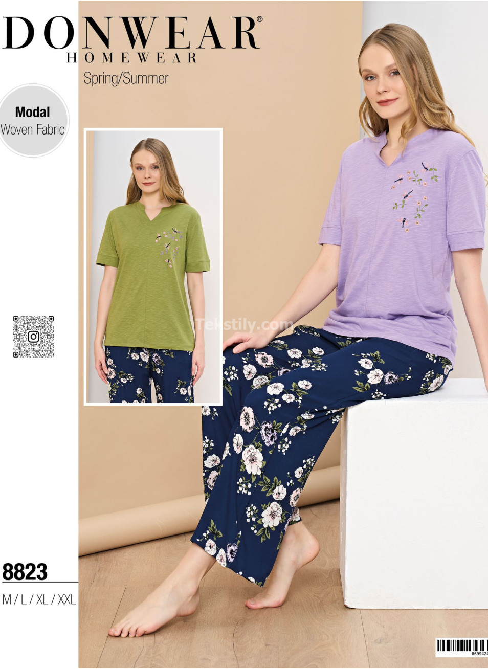 Женский Комплект с Брюками Donwear 20225 (M+L+XL+2XL)