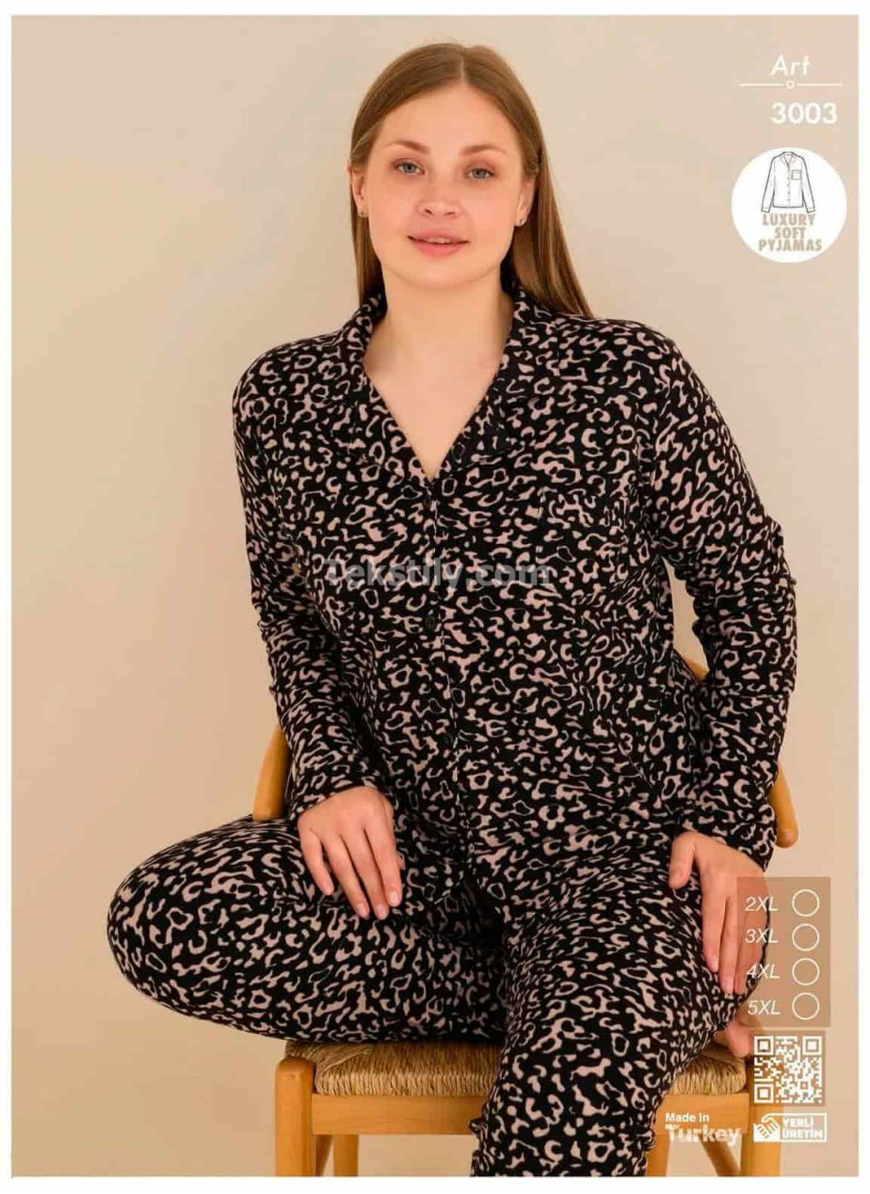 Пижама Женская Велсофт Battal CAGRI (2XL+3XL+4XL+5XL) 