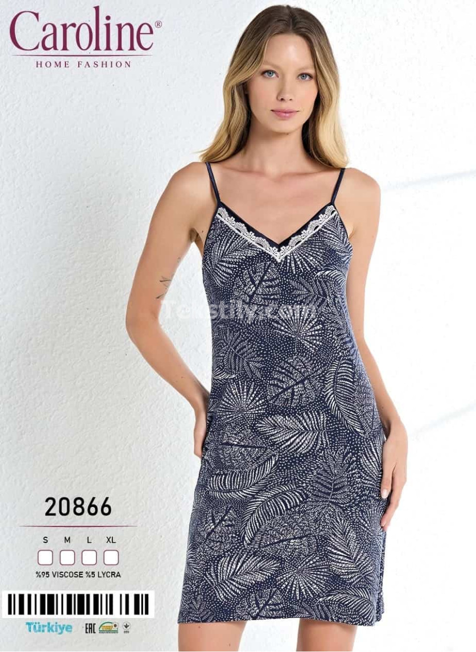 Женская Ночная Сорочка Caroline (S+M+L+XL)