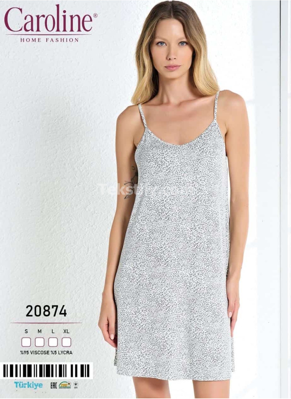 Женская Ночная Сорочка Caroline (S+M+L+XL)