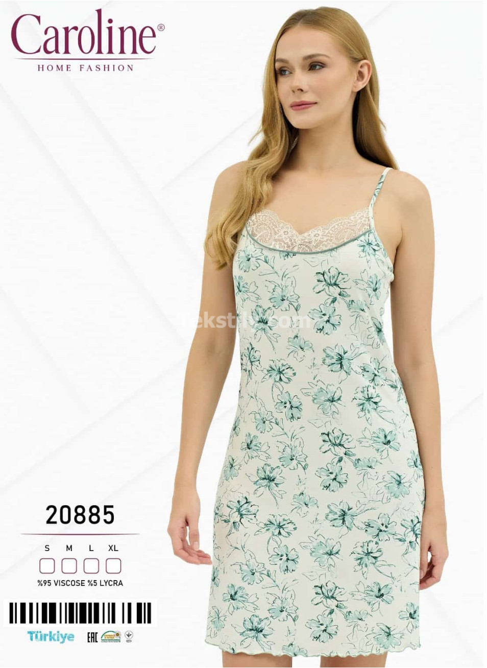 Женская Ночная Сорочка Caroline (S+M+L+XL)