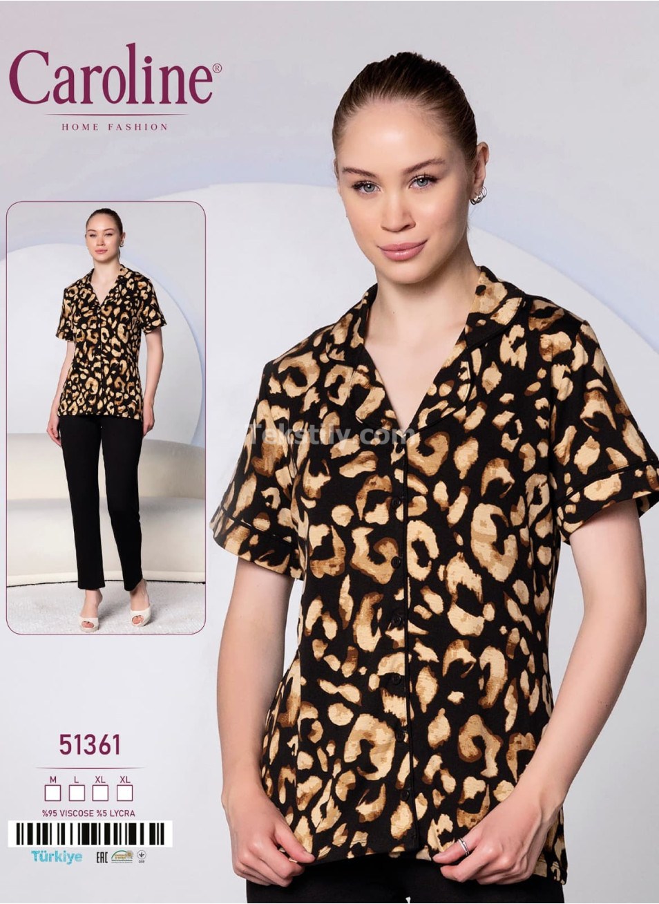 Женская Пижамa Caroline (M+L+XL+XL) 