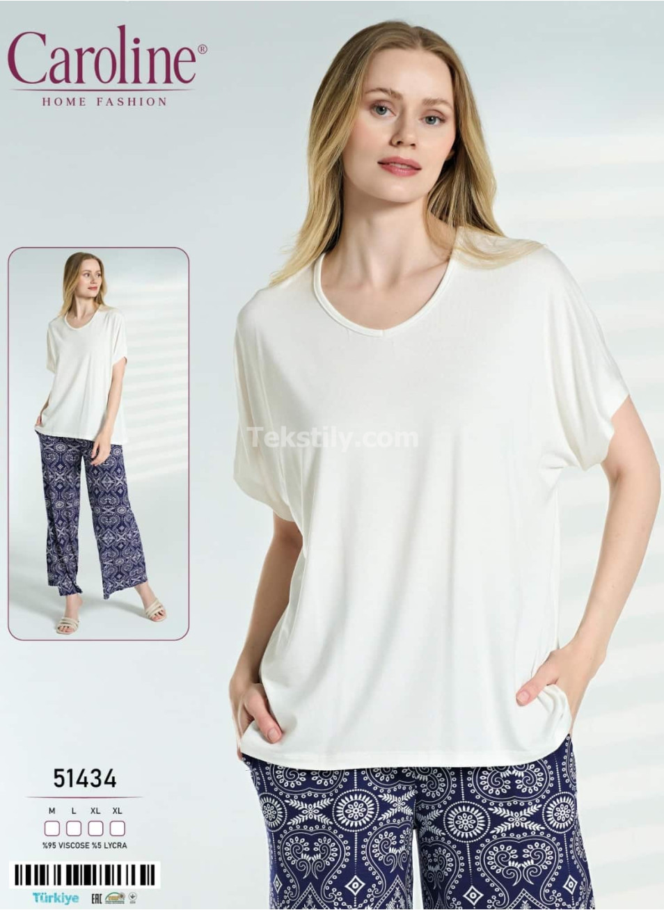 Женская Пижамa Caroline (M+L+XL+XL) 