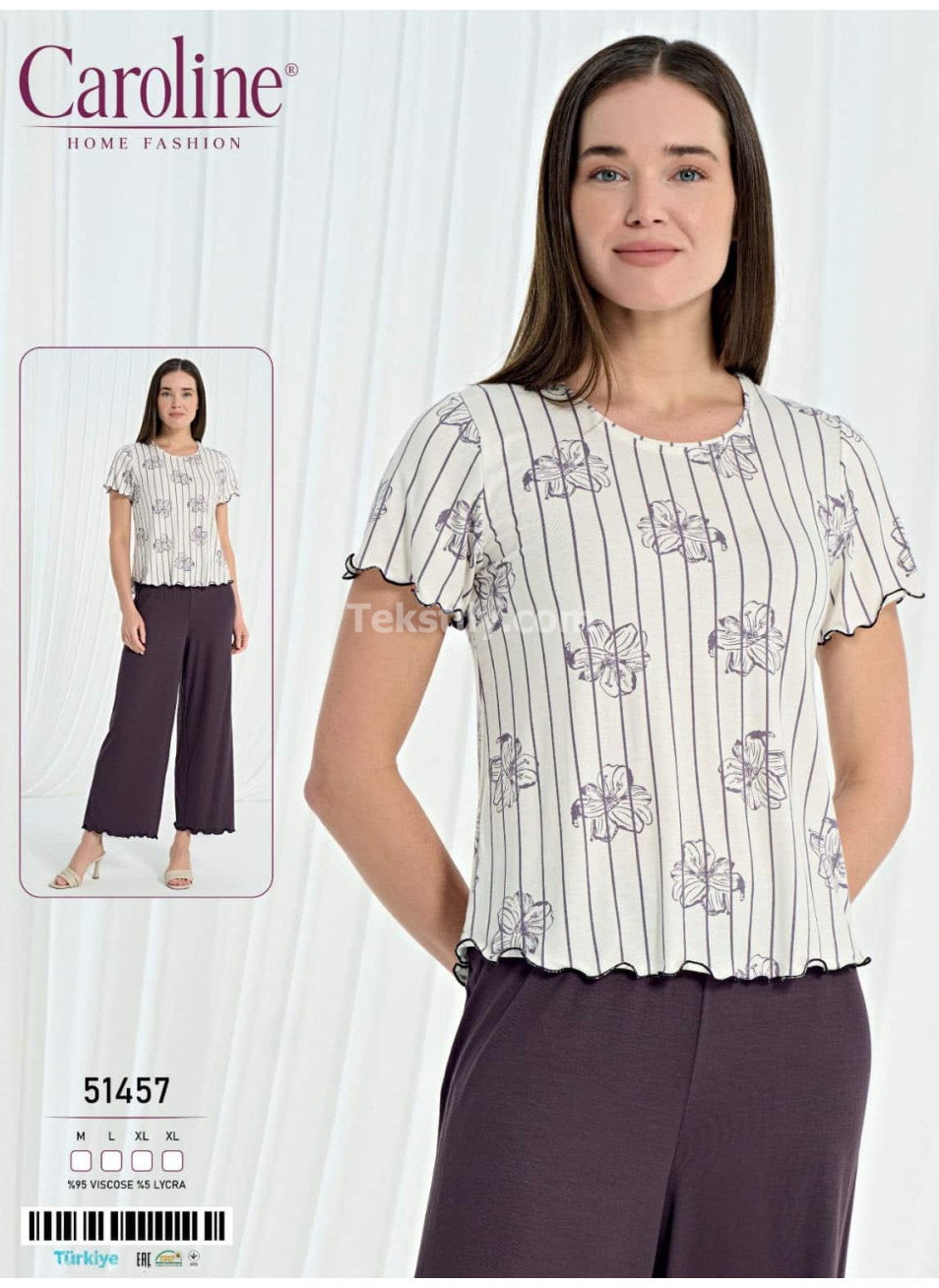 Женская Пижамa Caroline (M+L+XL+XL) 