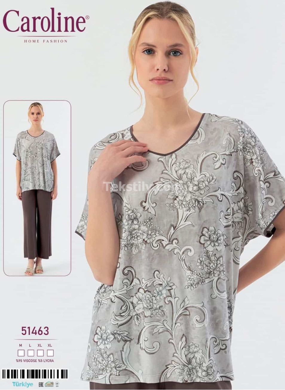 Женская Пижамa Caroline (M+L+XL+XL) 