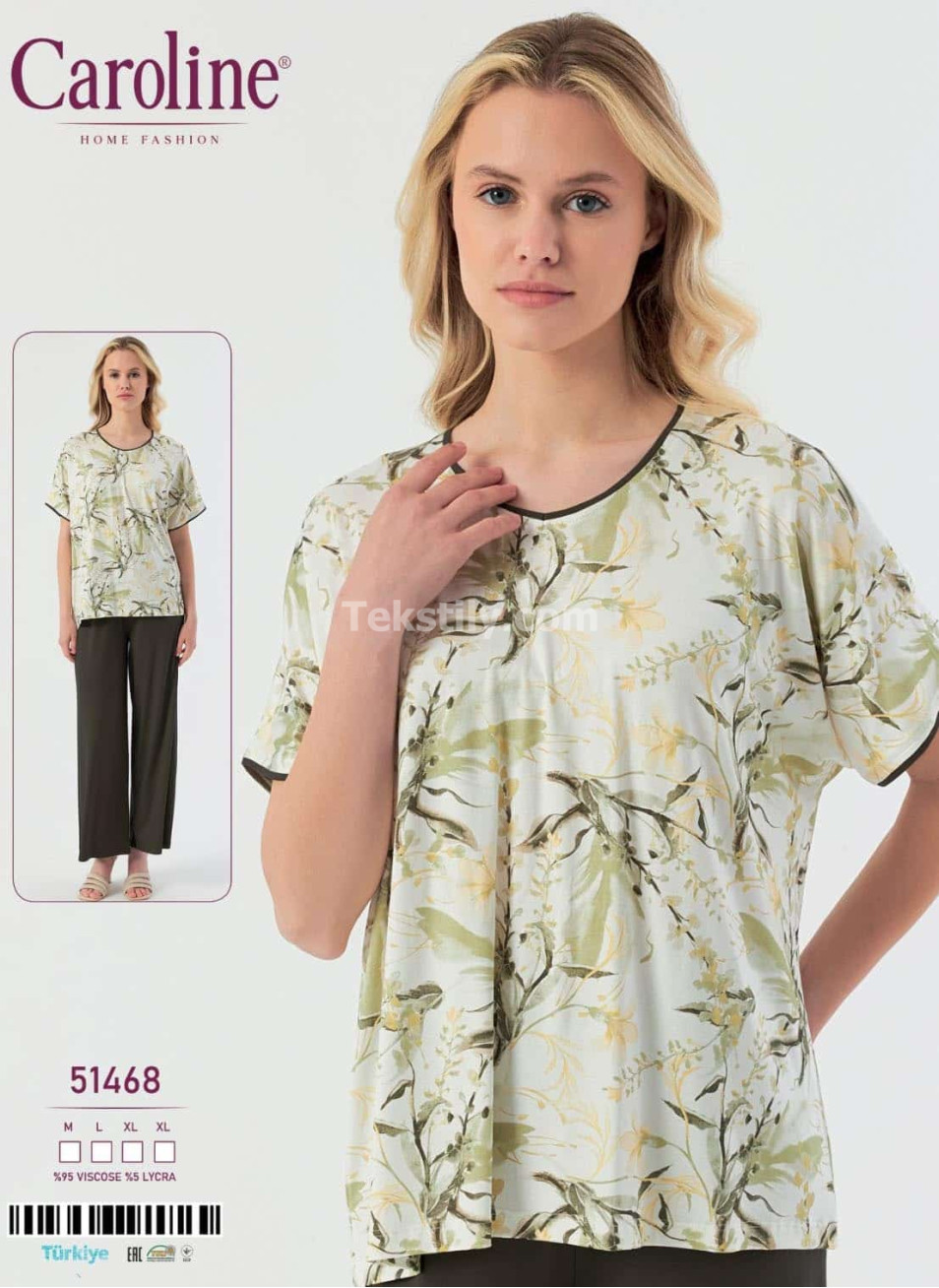 Женская Пижамa Caroline (M+L+XL+XL) 