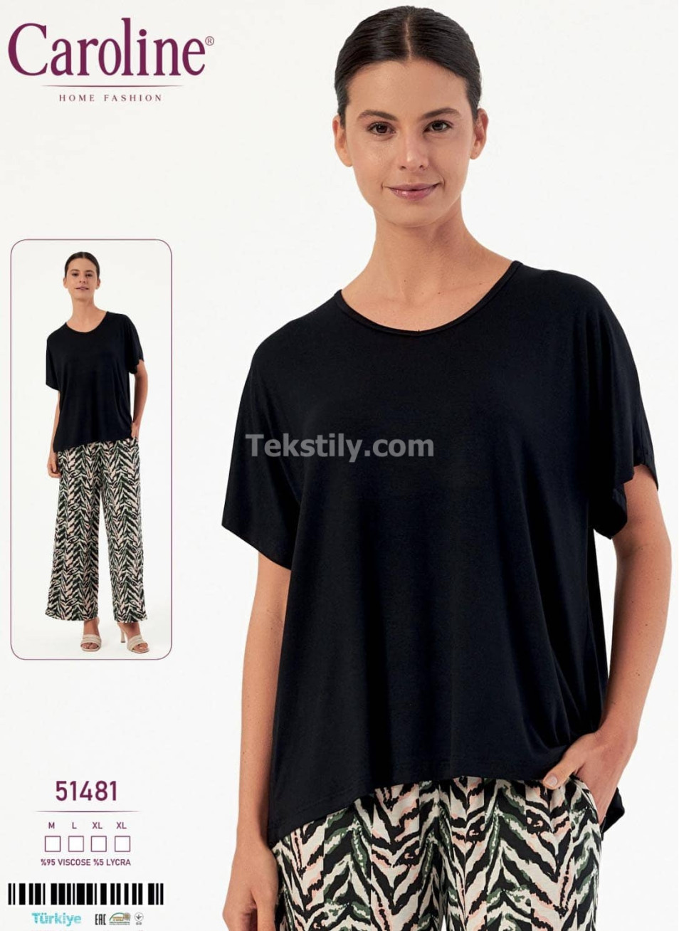 Женская Пижамa Caroline (M+L+XL+XL) 