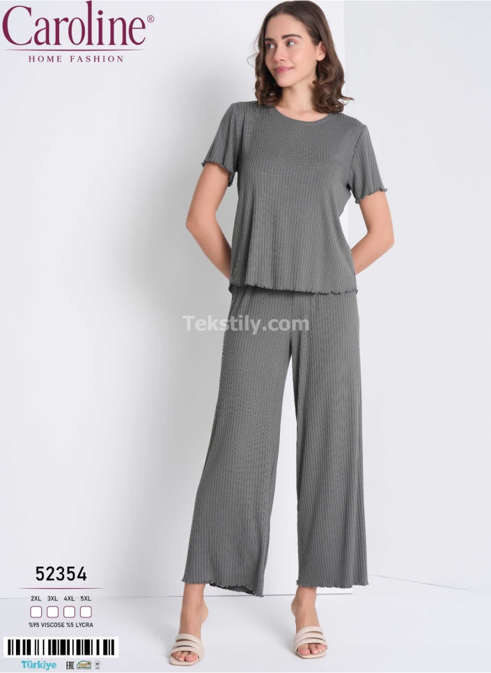 Женский Комплект с Брюками Caroline (2XL+3XL+4XL+5XL)