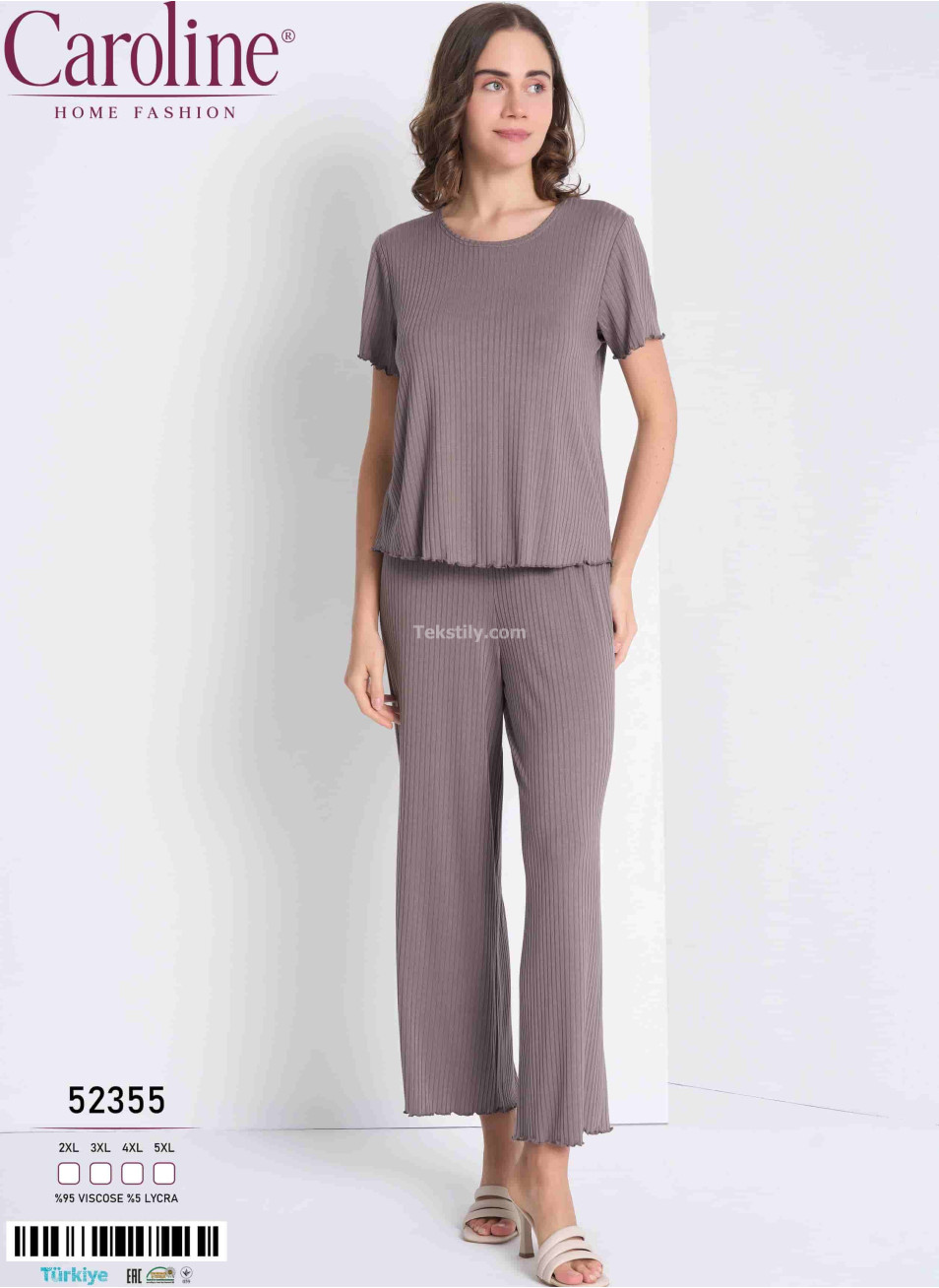 Женский Комплект с Брюками Caroline (2XL+3XL+4XL+5XL)