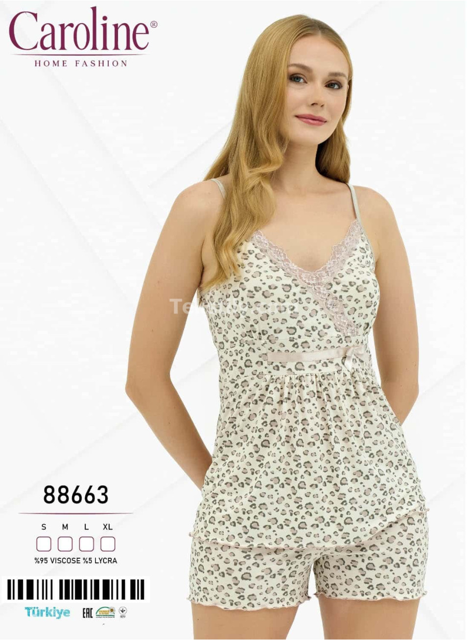 Женский Комплект с Шортами Caroline (S+M+L+XL)