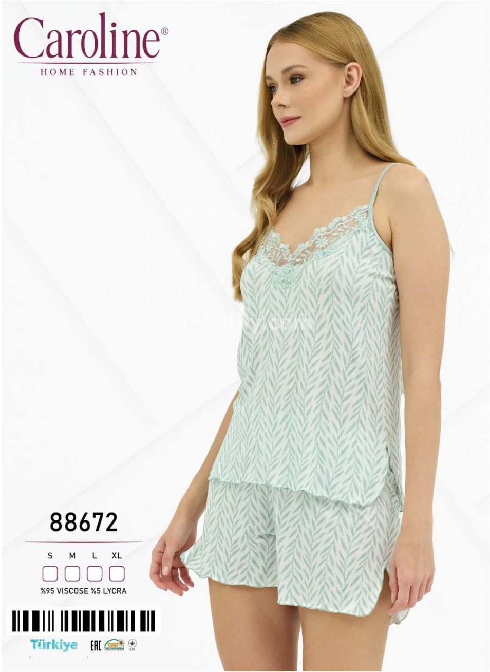Женский Комплект с Шортами Caroline (S+M+L+XL)