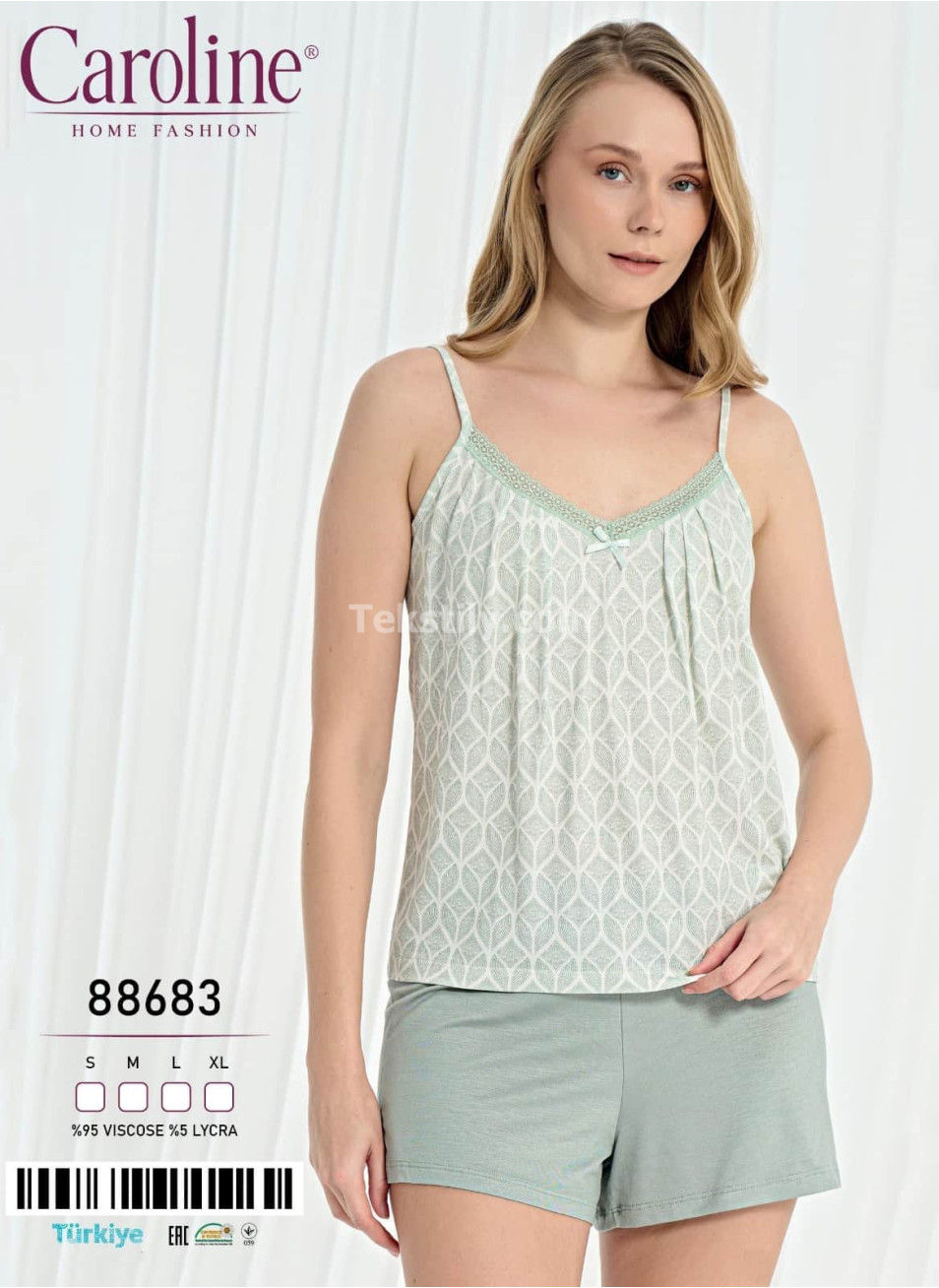 Женский Комплект с Шортами Caroline (S+M+L+XL)
