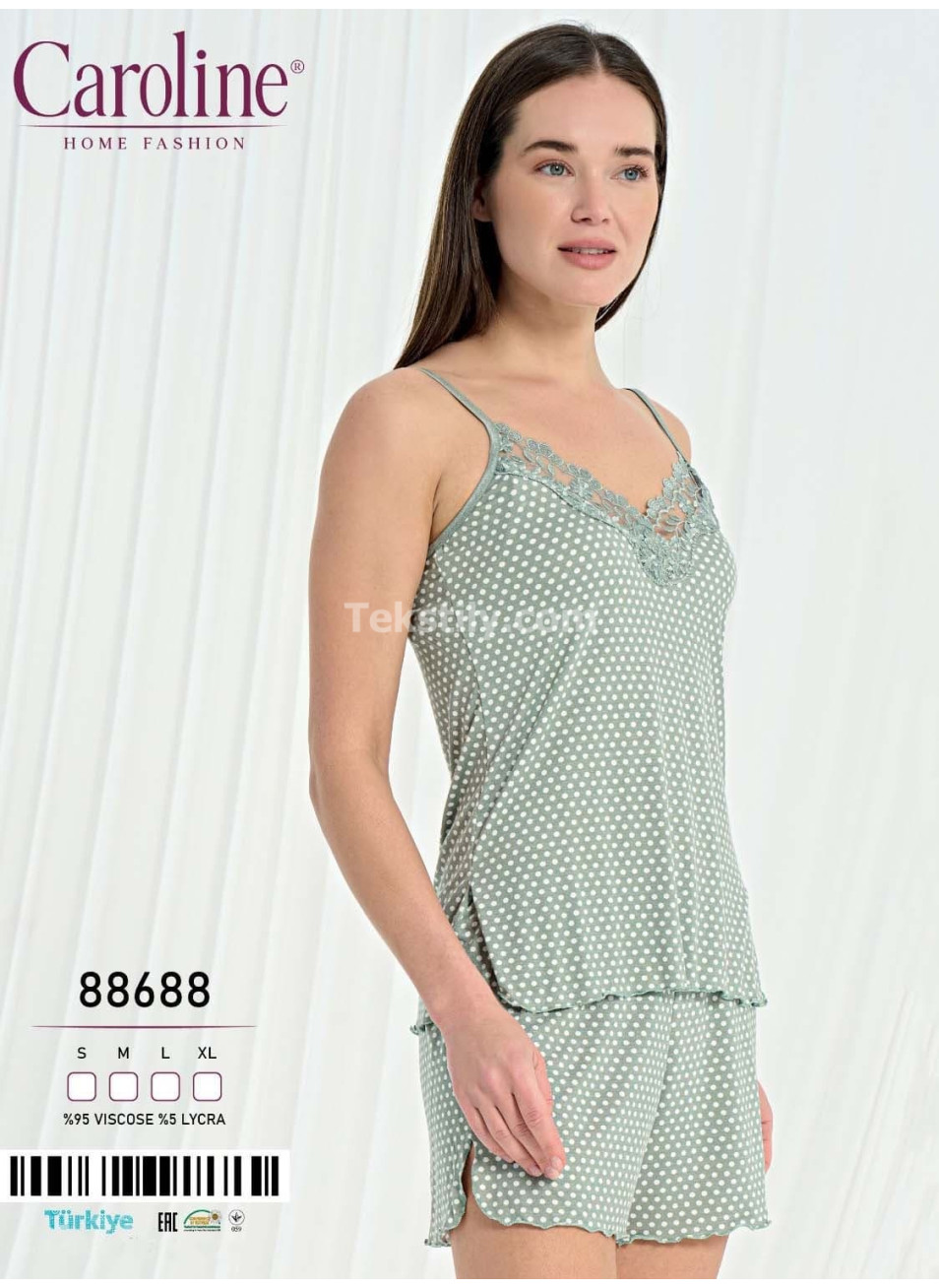 Женский Комплект с Шортами Caroline (S+M+L+XL)