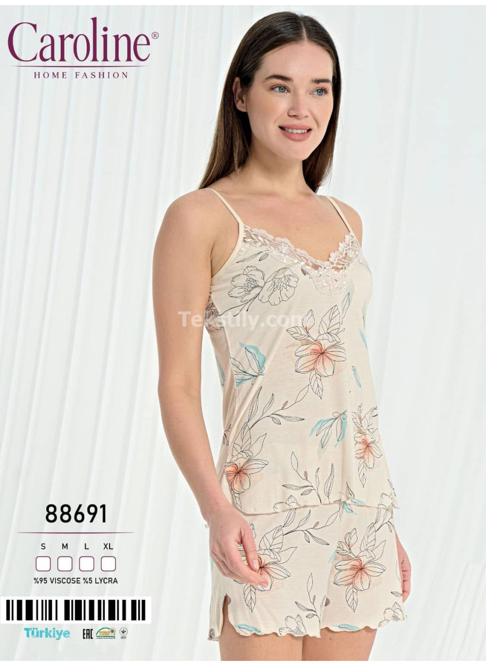 Женский Комплект с Шортами Caroline (S+M+L+XL)