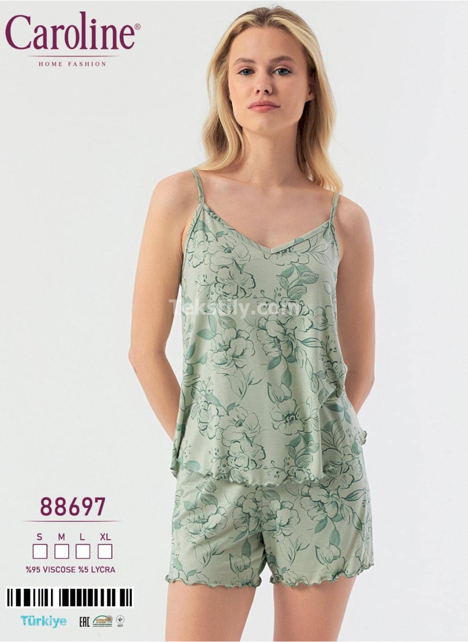 Женский Комплект с Шортами Caroline (S+M+L+XL)