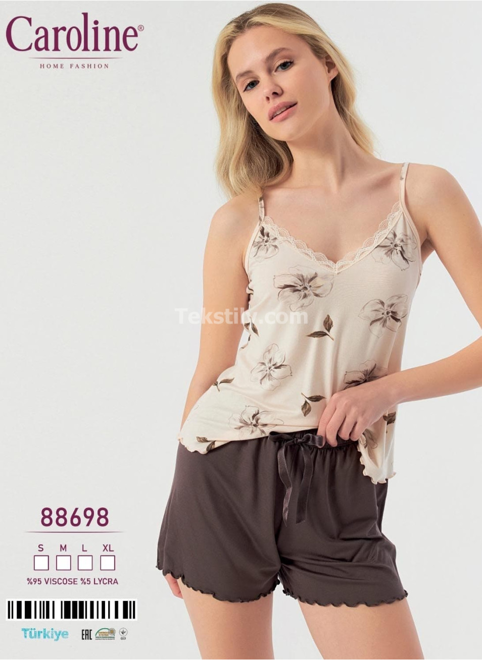 Женский Комплект с Шортами Caroline (S+M+L+XL)
