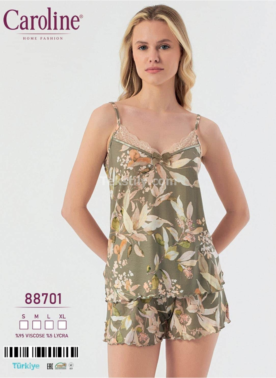 Женский Комплект с Шортами Caroline (S+M+L+XL)