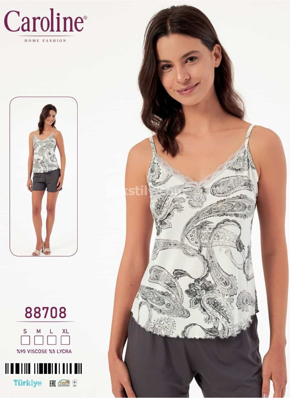 Женский Комплект с Шортами Caroline (S+M+L+XL)