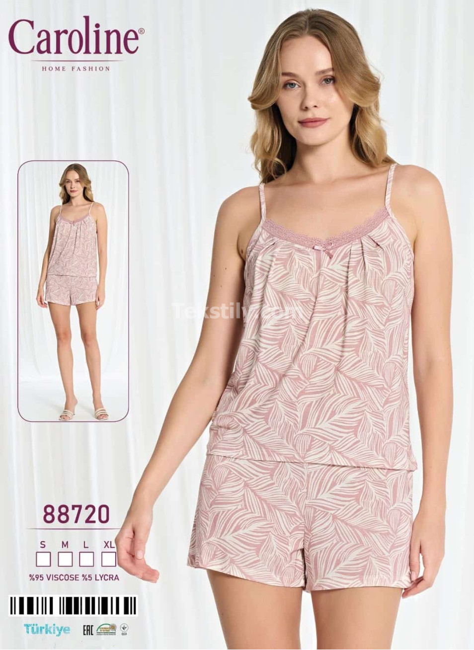 Женский Комплект с Шортами Caroline (S+M+L+XL)