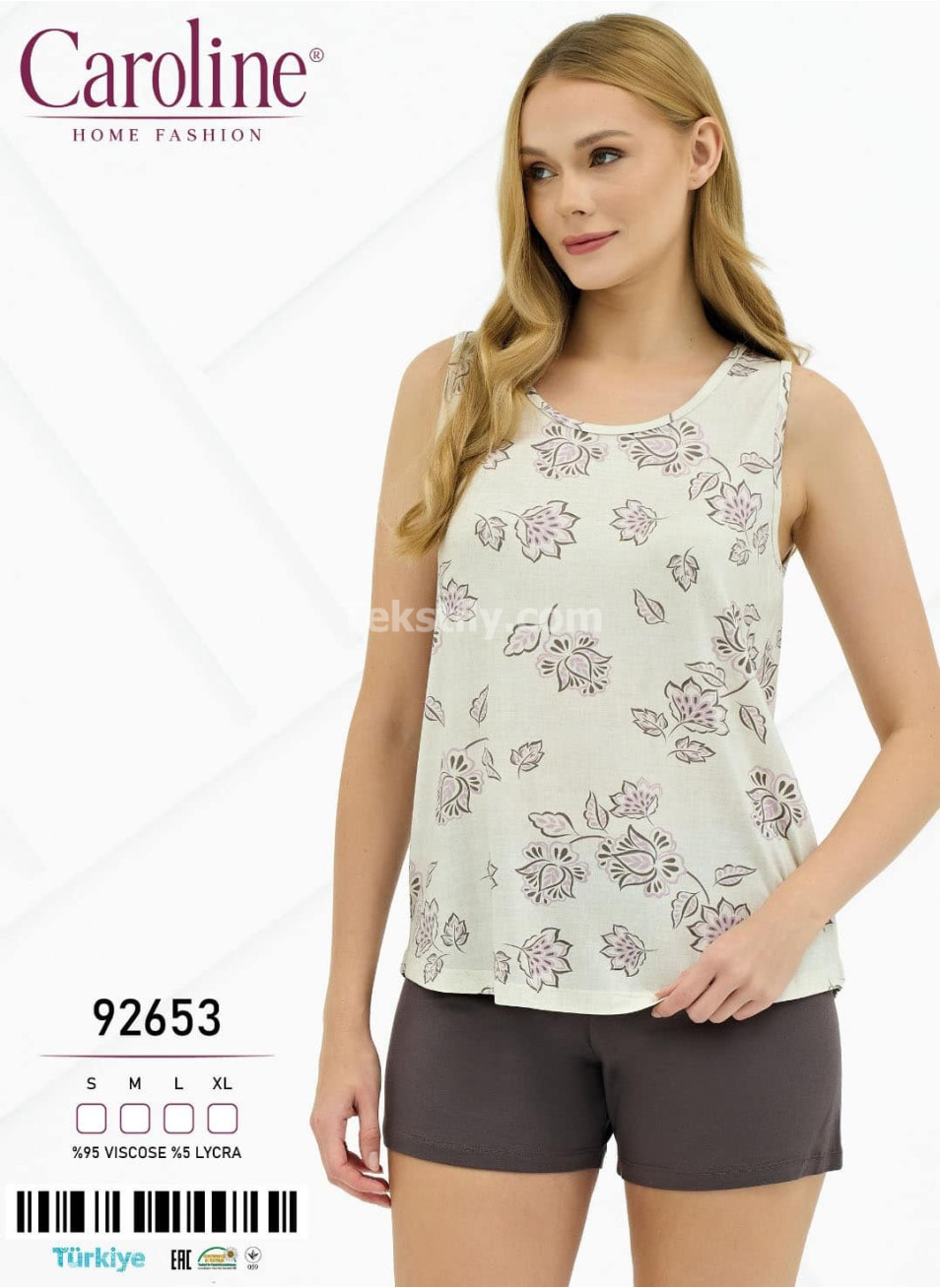 Женский Комплект с Шортами Caroline (S+M+L+XL)