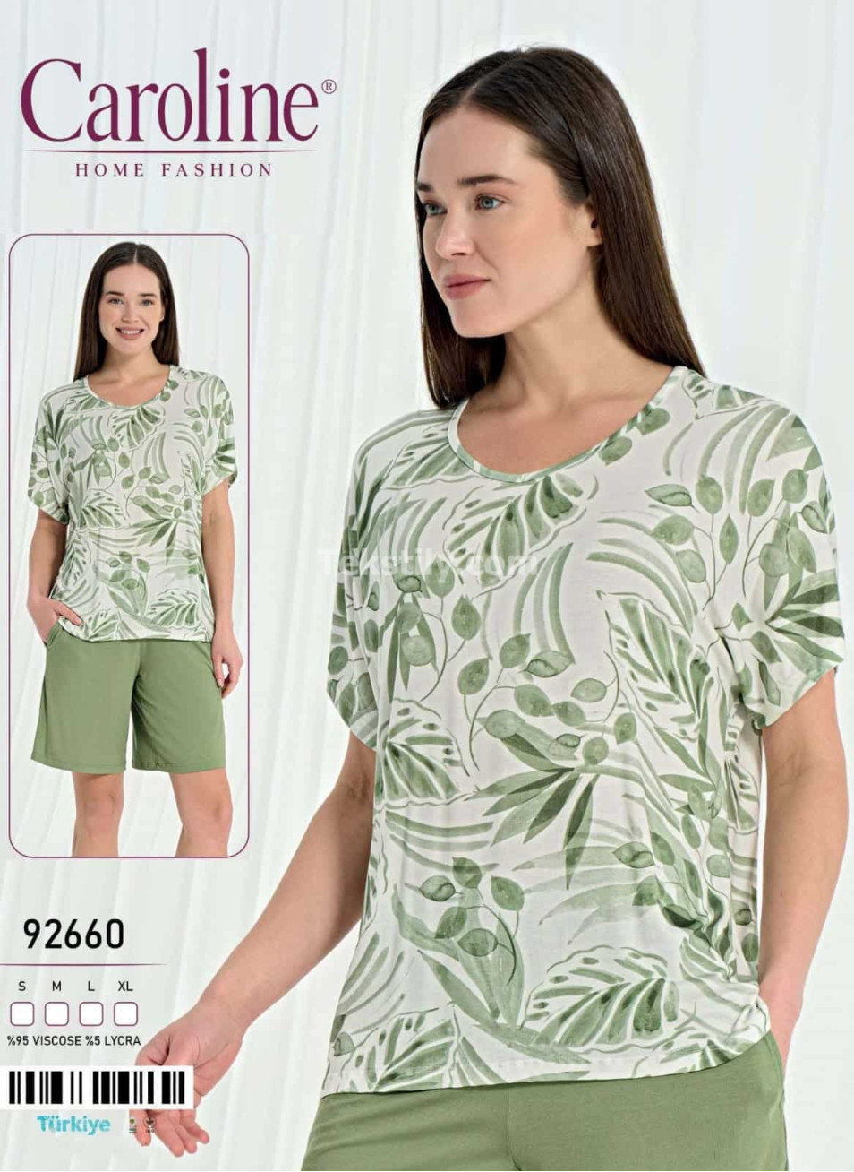 Женский Комплект с Шортами Caroline (S+M+L+XL)