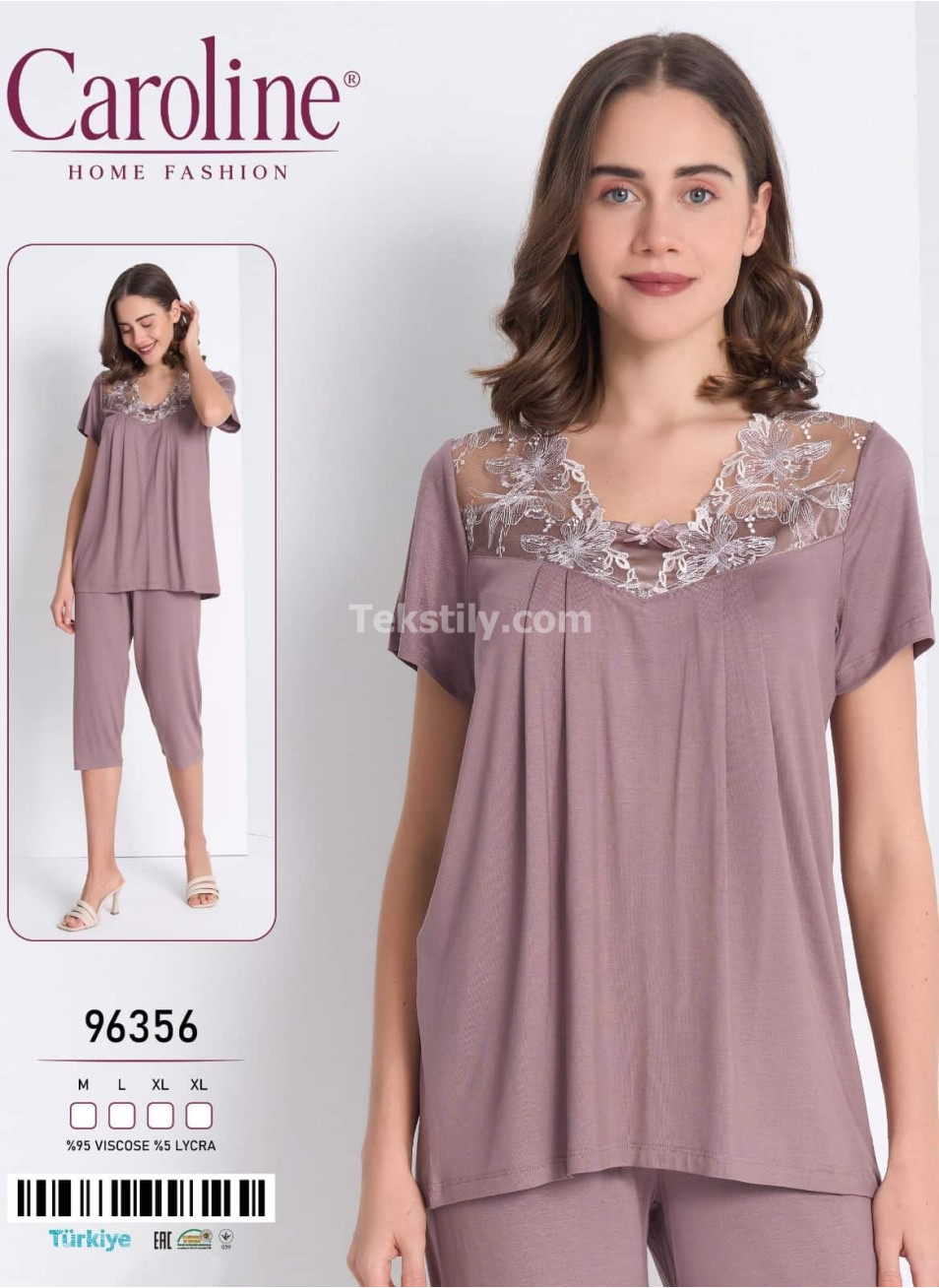Женская Комплект с Капри Caroline (M+L+XL+XL)