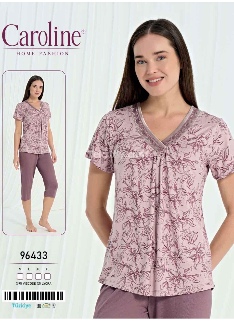 Женский Комплект с Капри Caroline (M+L+XL+XL)