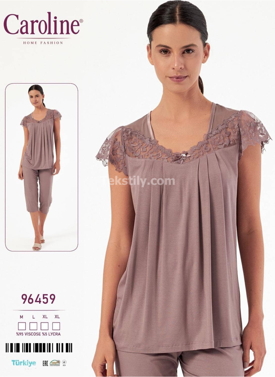 Женский Комплект с Капри Caroline (M+L+XL+XL)