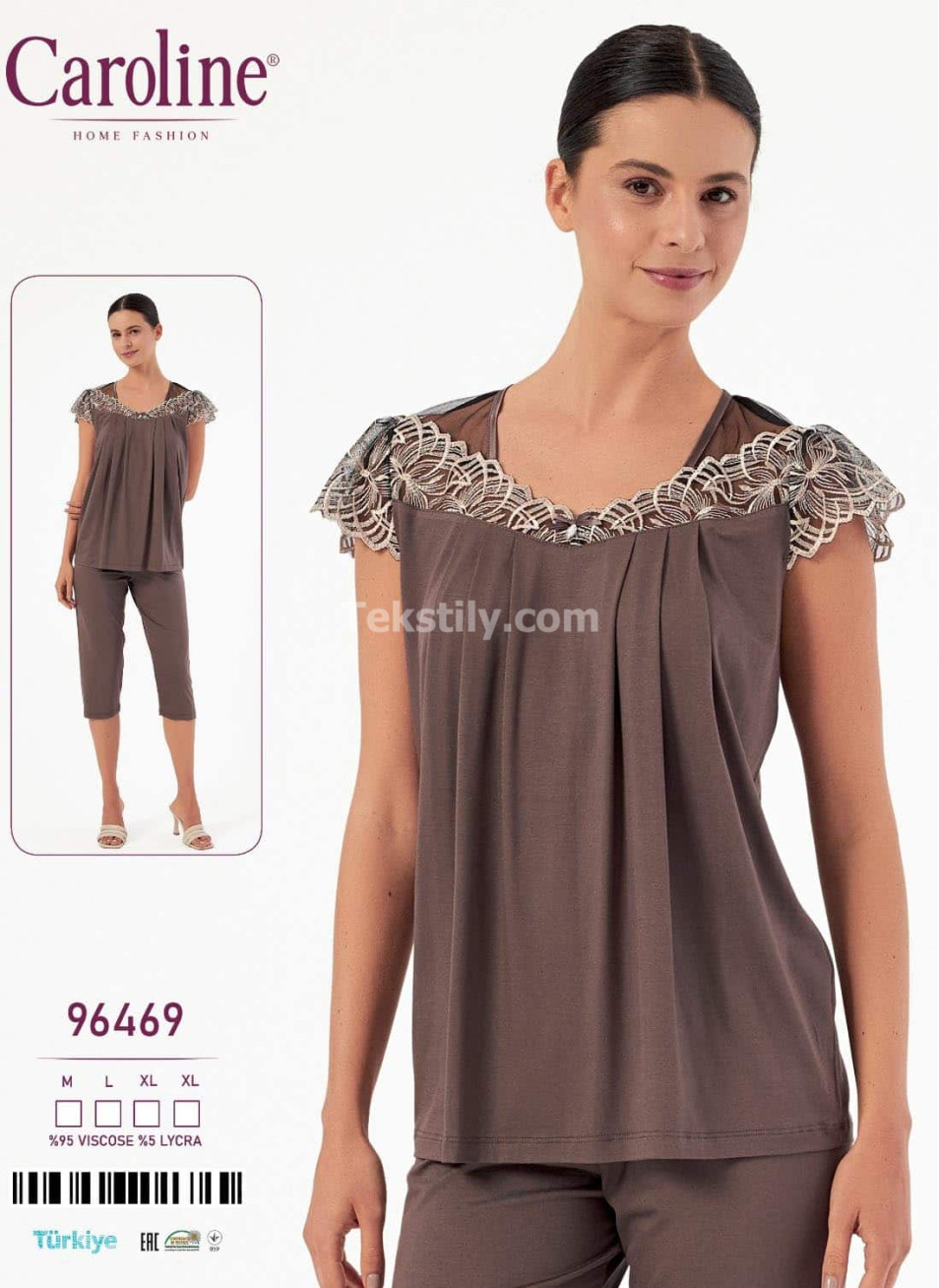 Женский Комплект с Капри Caroline (M+L+XL+XL)