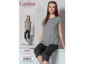 Женская Пижама Комплект с Капри Caroline (2XL+3XL+4XL+5XL) Женская Пижама Комплект с Капри Caroline (2XL+3XL+4XL+5XL)