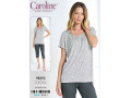 Женская Пижама Комплект с Капри Caroline (2XL+3XL+4XL+5XL) Женская Пижама Комплект с Капри Caroline (2XL+3XL+4XL+5XL)