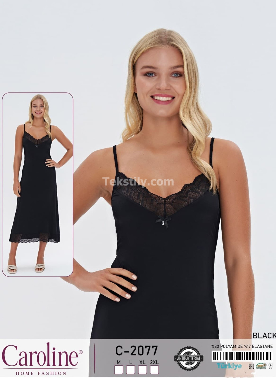 Женская Ночная Сорочка Caroline (M+L+XL+2XL)