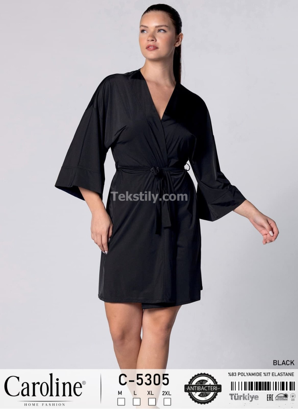 Женский домашний халат Caroline (M+L+XL+2XL)