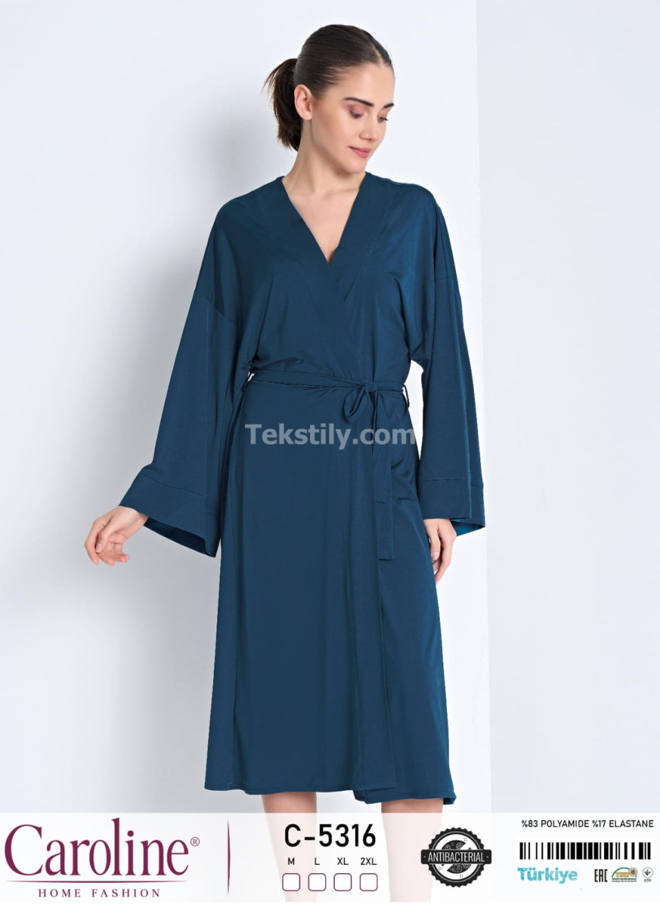 Женский домашний халат Caroline (M+L+XL+2XL)