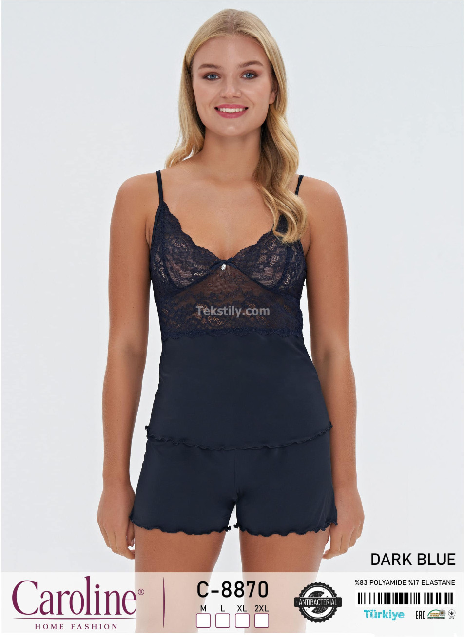 Женский Комплект с Шортами Caroline (M+L+XL+2XL)