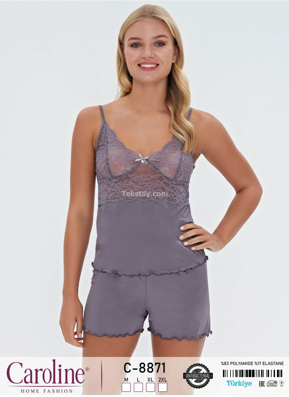 Женский Комплект с Шортами Caroline (M+L+XL+2XL)