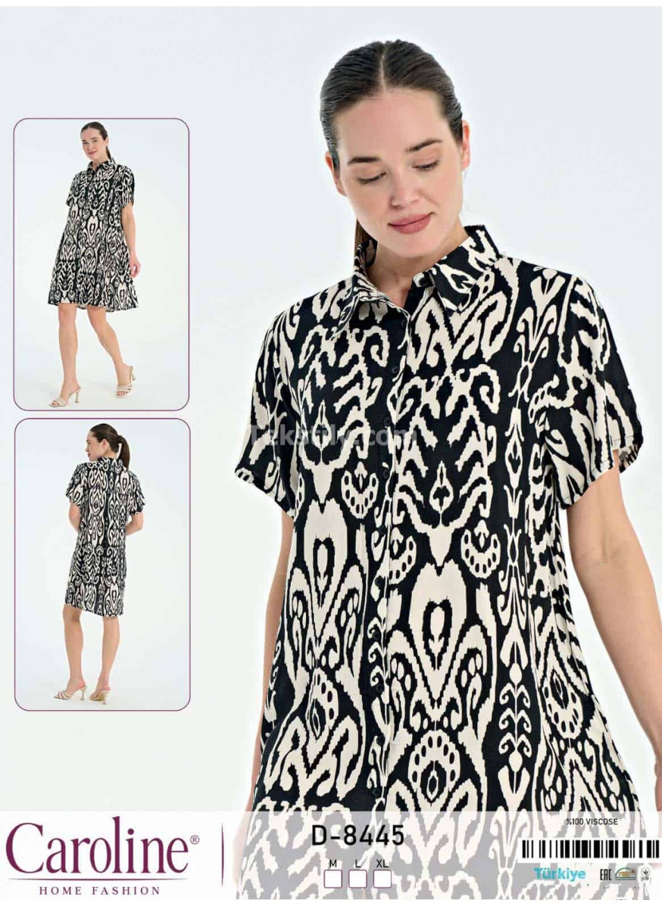 Женское домашнее платье Caroline (M+L+XL)