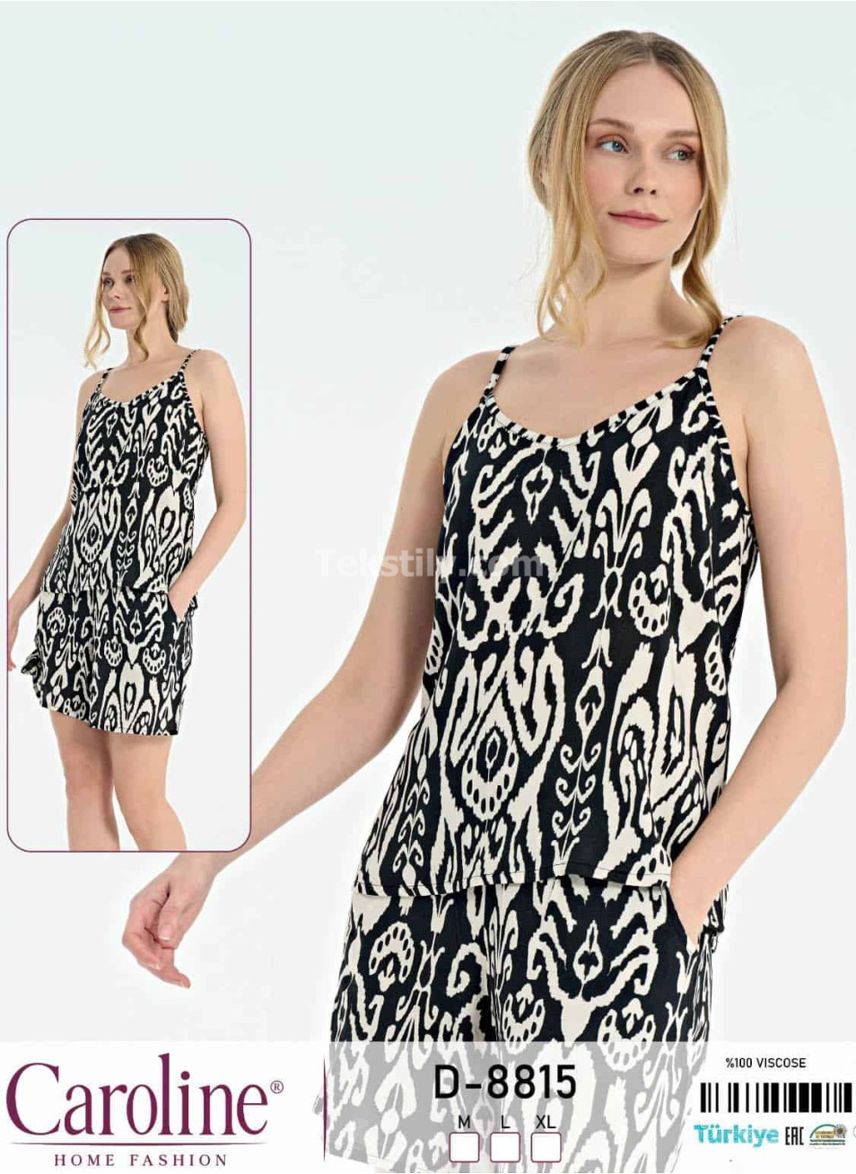 Женский Комплект с Шортами Caroline (M+L+XL) 