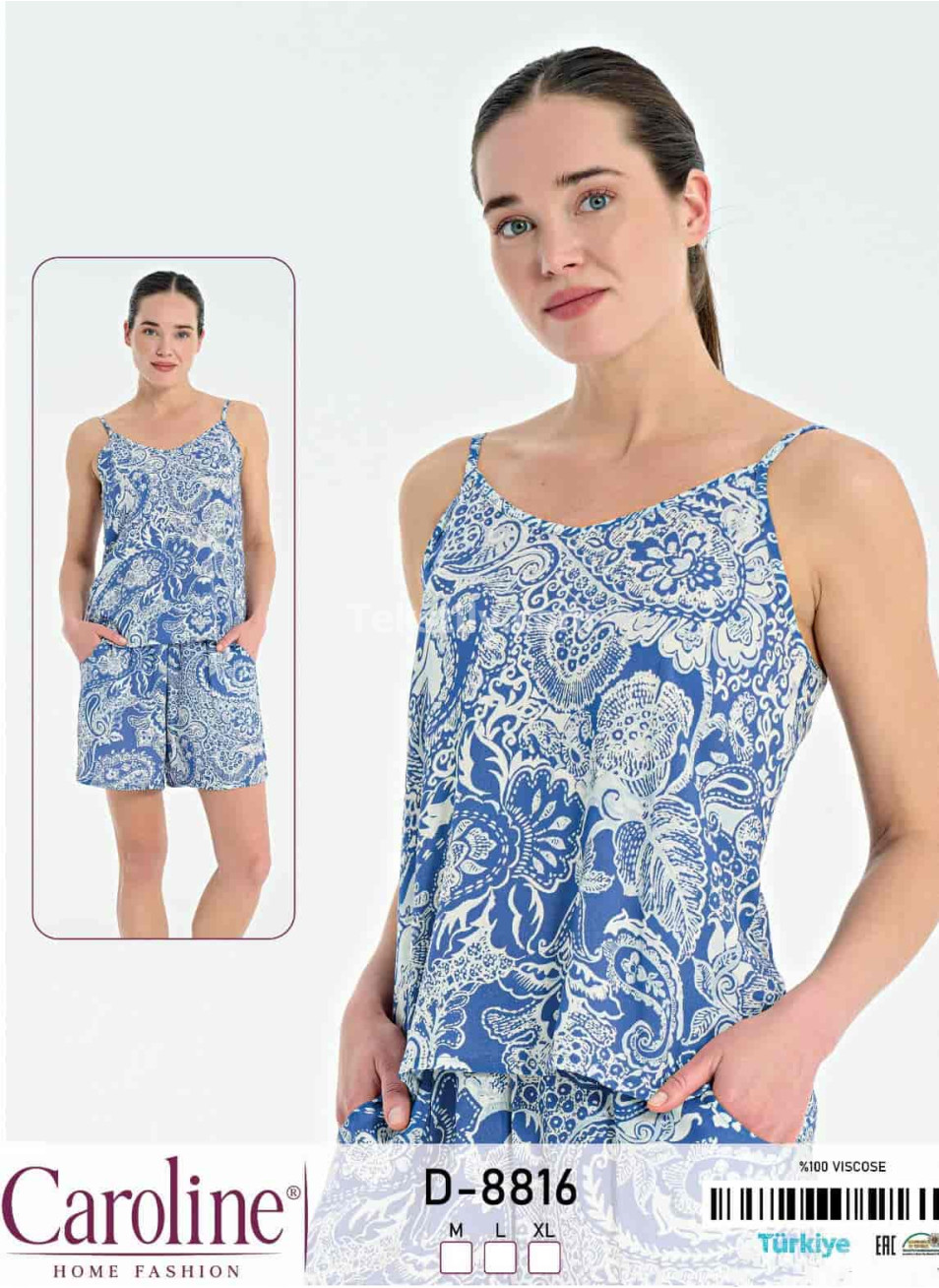 Женский Комплект с Шортами Caroline (M+L+XL) 