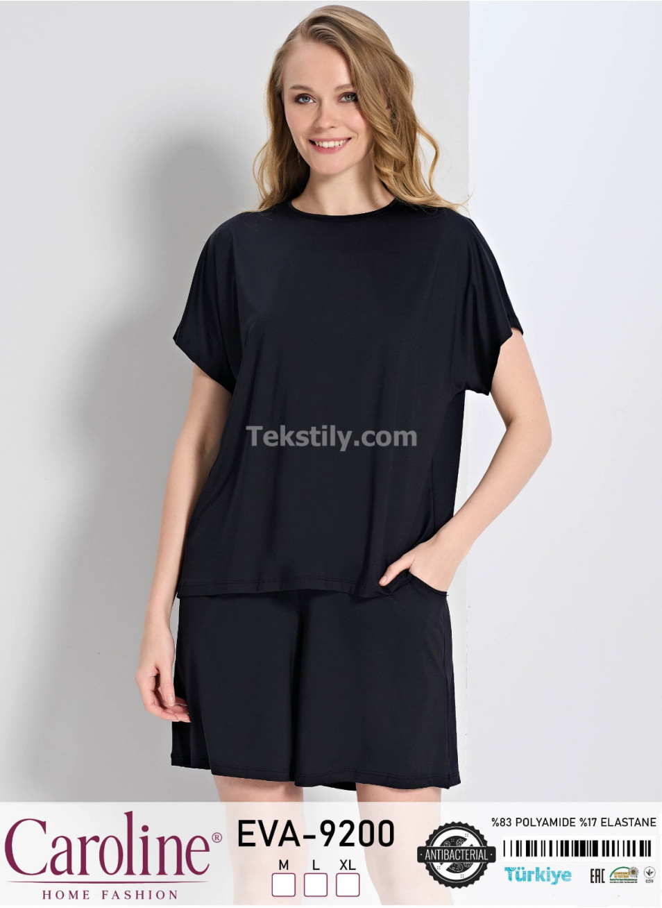 Женский Комплект с Шортами Caroline (M+L+XL) 