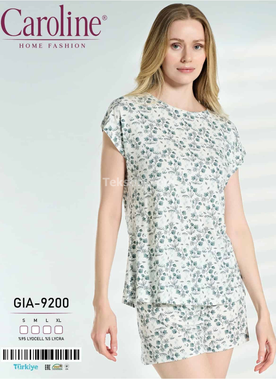 Женский Комплект с Шортами Caroline (S+M+L+XL)