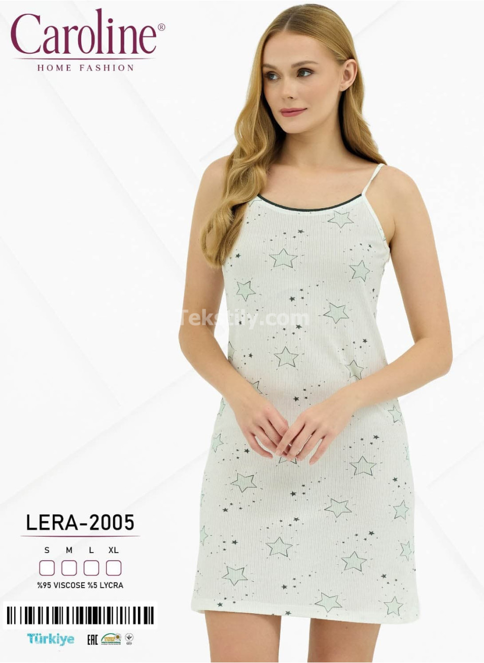 Женская Ночная Сорочка Caroline (S+M+L+XL)