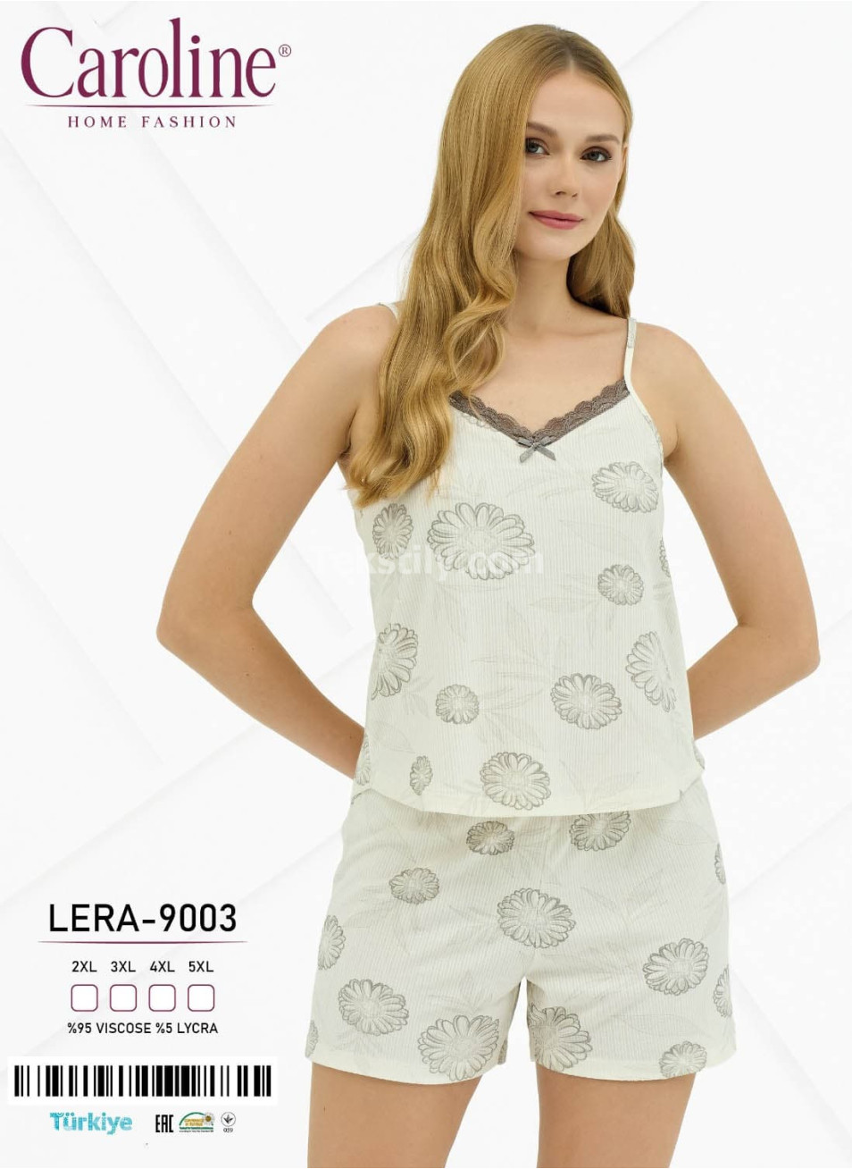 Женский Комплект с Шортами Caroline (2XL+3XL+4XL+5XL)