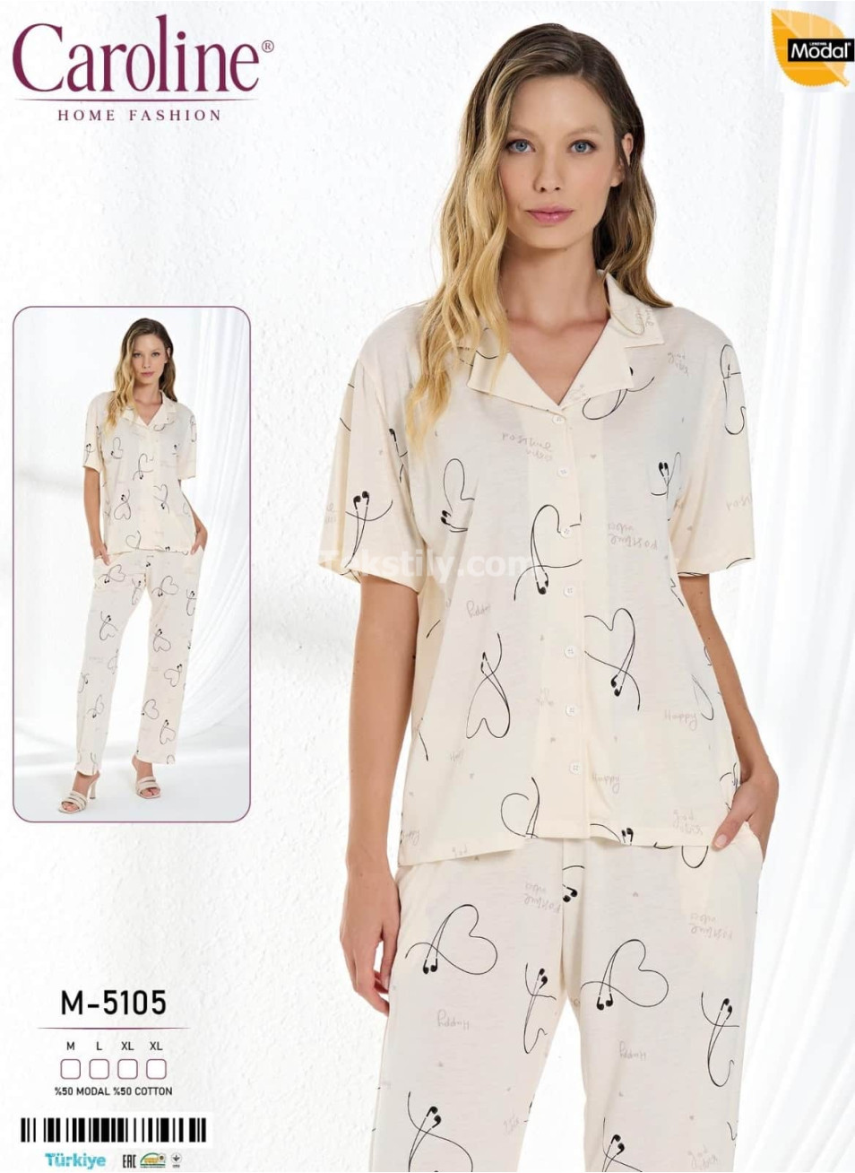 Женская Пижамa Caroline (M+L+XL+XL) 