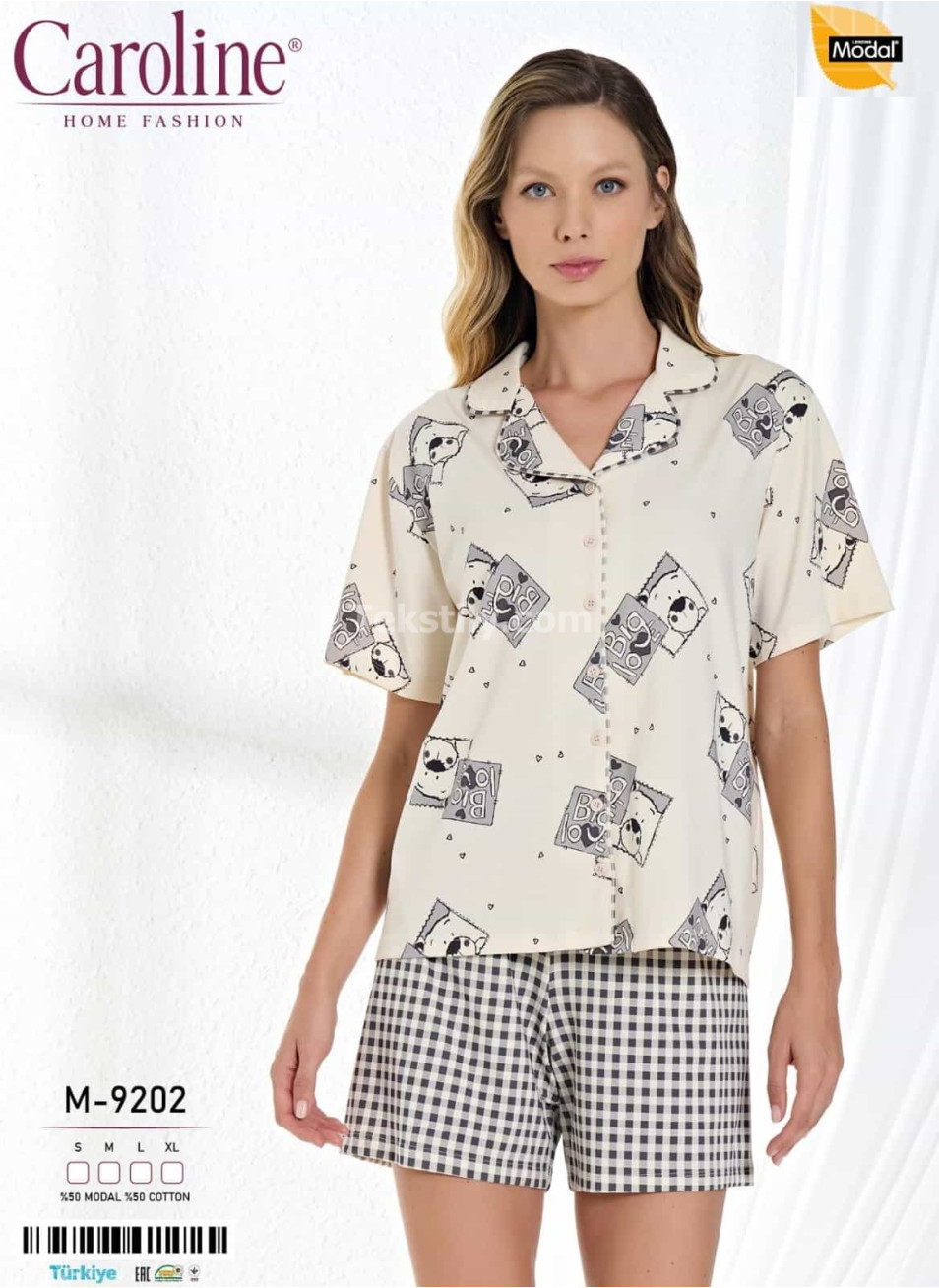 Женский Комплект с Шортами Caroline (S+M+L+XL) 